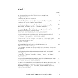 Auslegung von Bauteilen aus Kupfer und Kupferlegierungen