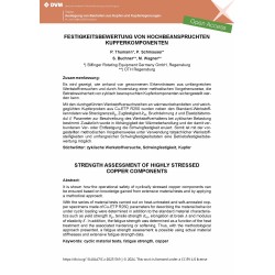 Festigkeitsbewertung hochbeanspruchter Kupferkomponenten